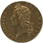 イギリス　5ギニー金貨　ジョージ2世　1741年（EF 550-600万円前後）